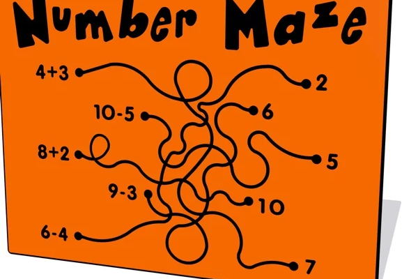 Number Maze Play Panel