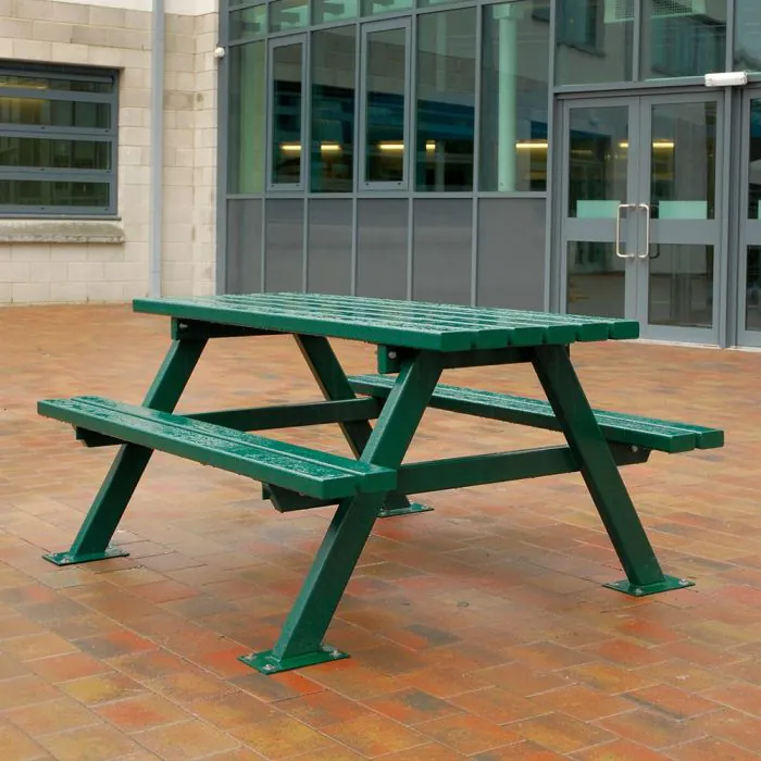 Steel Picnic benches