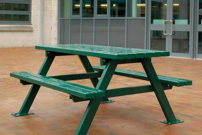 Steel Picnic benches