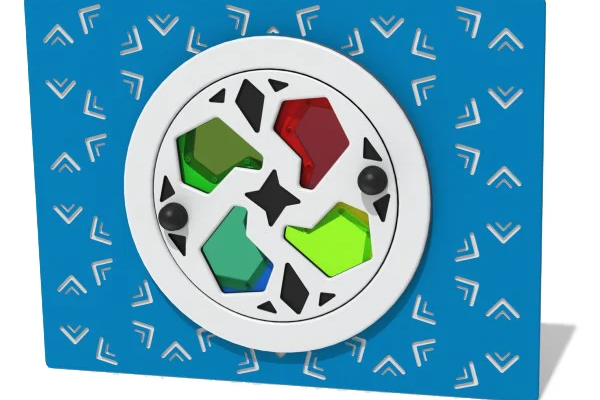 Colour Wheel Kaleidoscope Play Panel