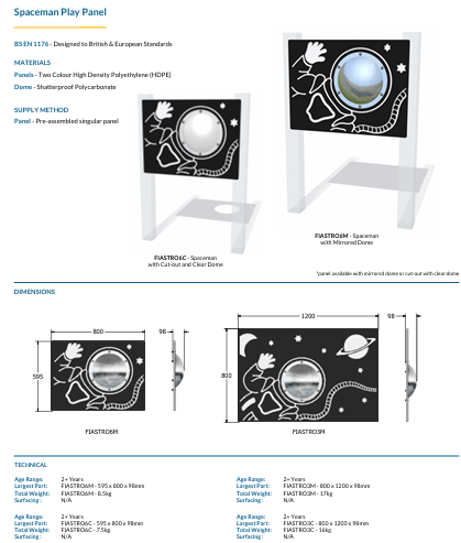 Spaceman Play Panel Specification