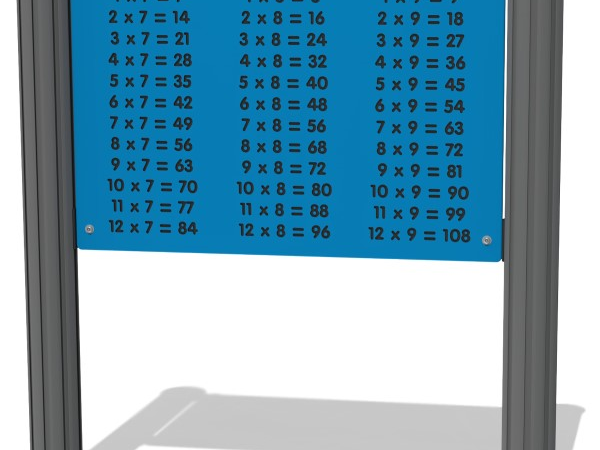 7, 8 and 9 Times Table Play Panel Thumbnail 3