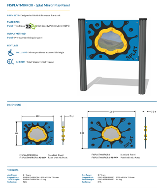 Splat Mirror Play Panel Specification