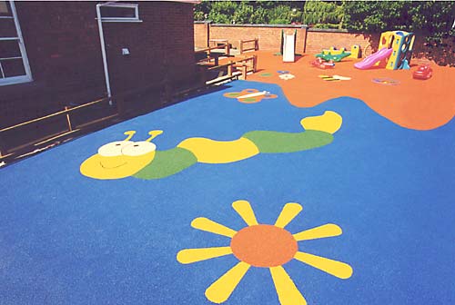 Rubber play Surfacing