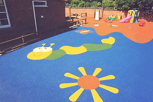 Rubber play Surfacing