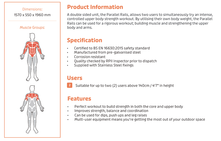 Parallel Rails Specification