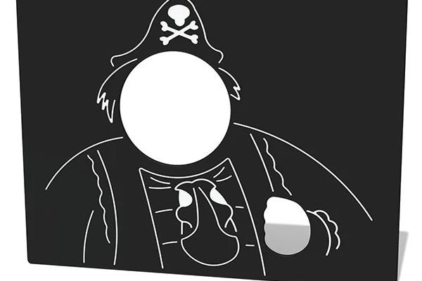 Pirate Head Through Play Panel