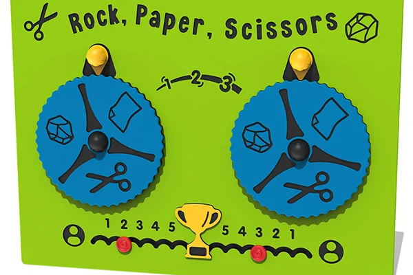 Rock Paper Scissors Play Panel