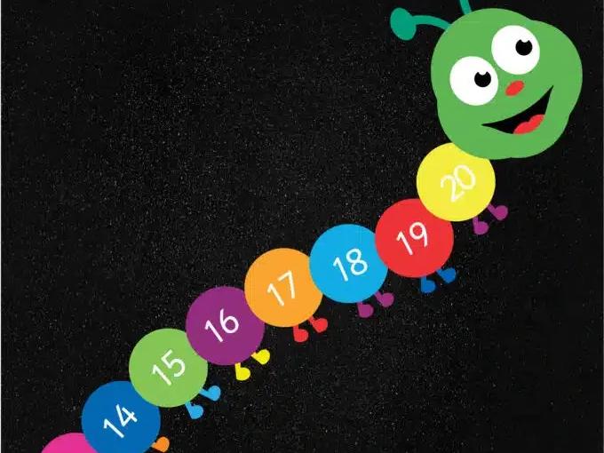 Numeracy Solid Colour Caterpillar Thumbnail 2