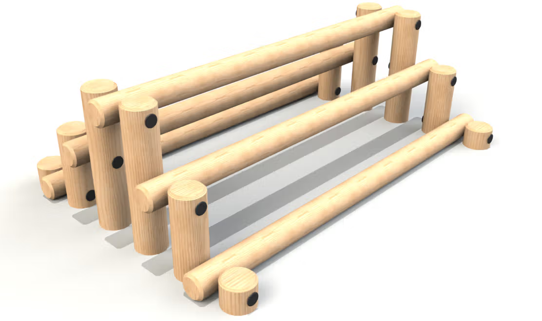 Log stack Hurdle