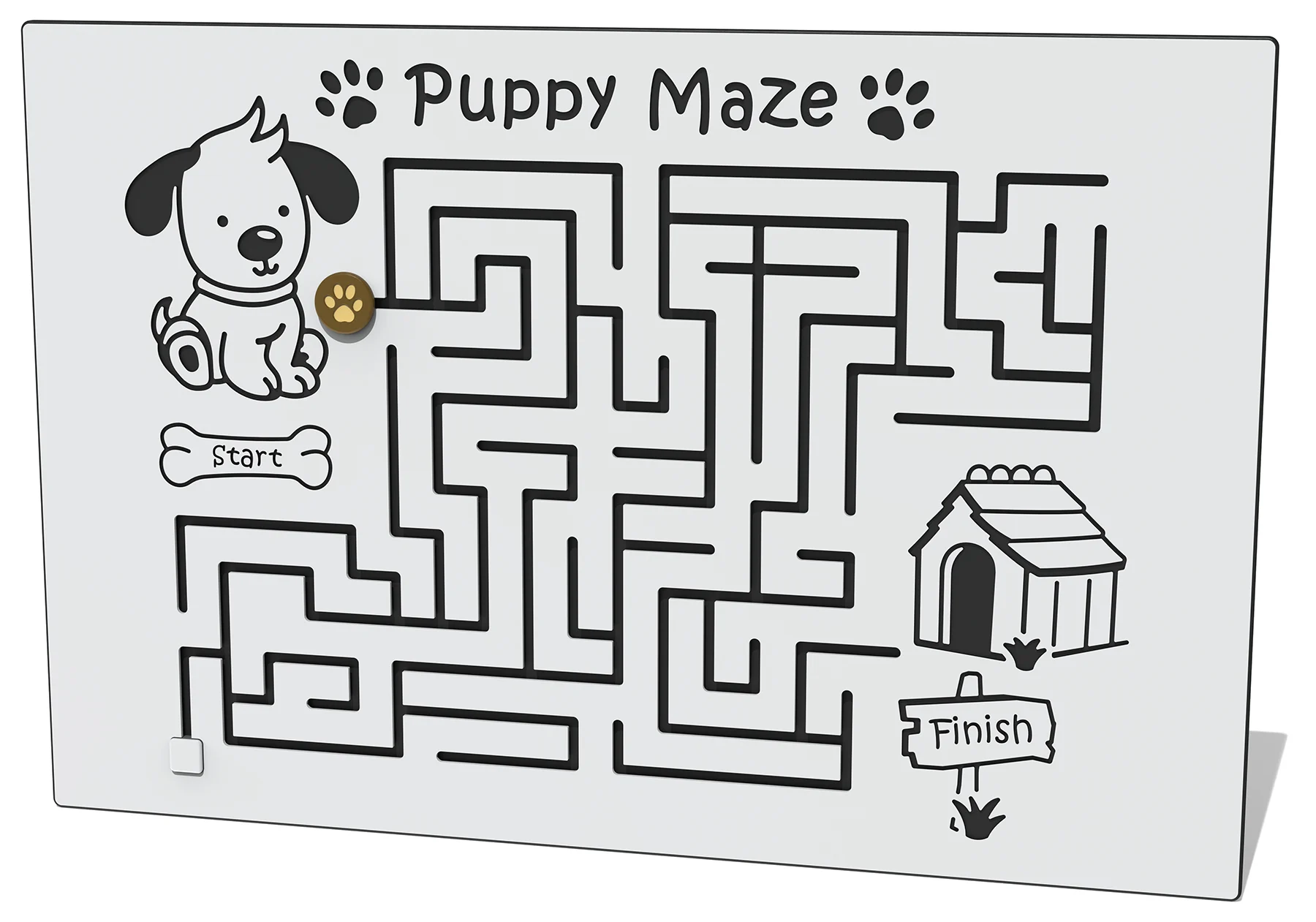 Puppy Maze Play Panel