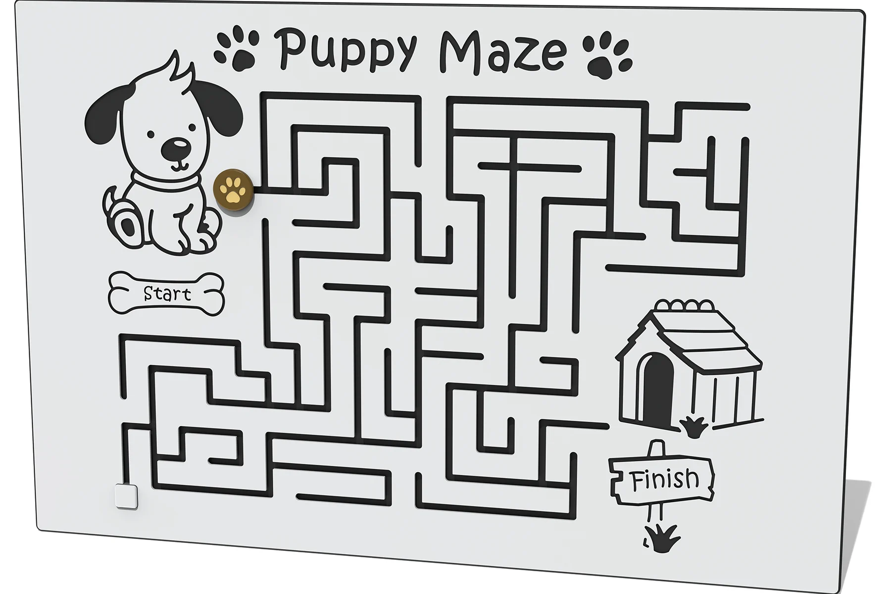 Puppy Maze Play Panel