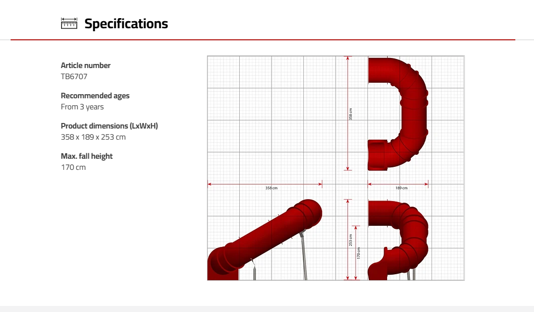 Tube slide Specification