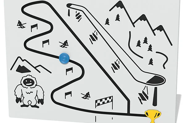 Ski Slalom Play Panel