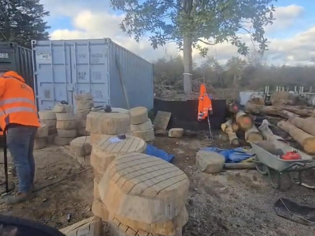 Log stepping stones Thumbnail 2
