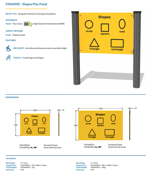 Shapes Play Panel Specification