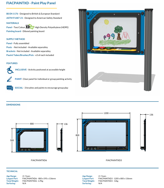 Paint Play Panel Specification