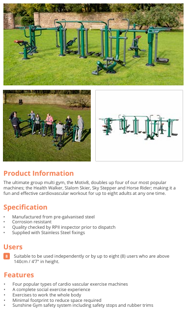 Motiv8 Multi Gym Specification
