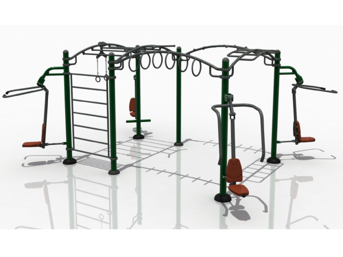 Hercules Outdoor Fitness Rig Thumbnail 2