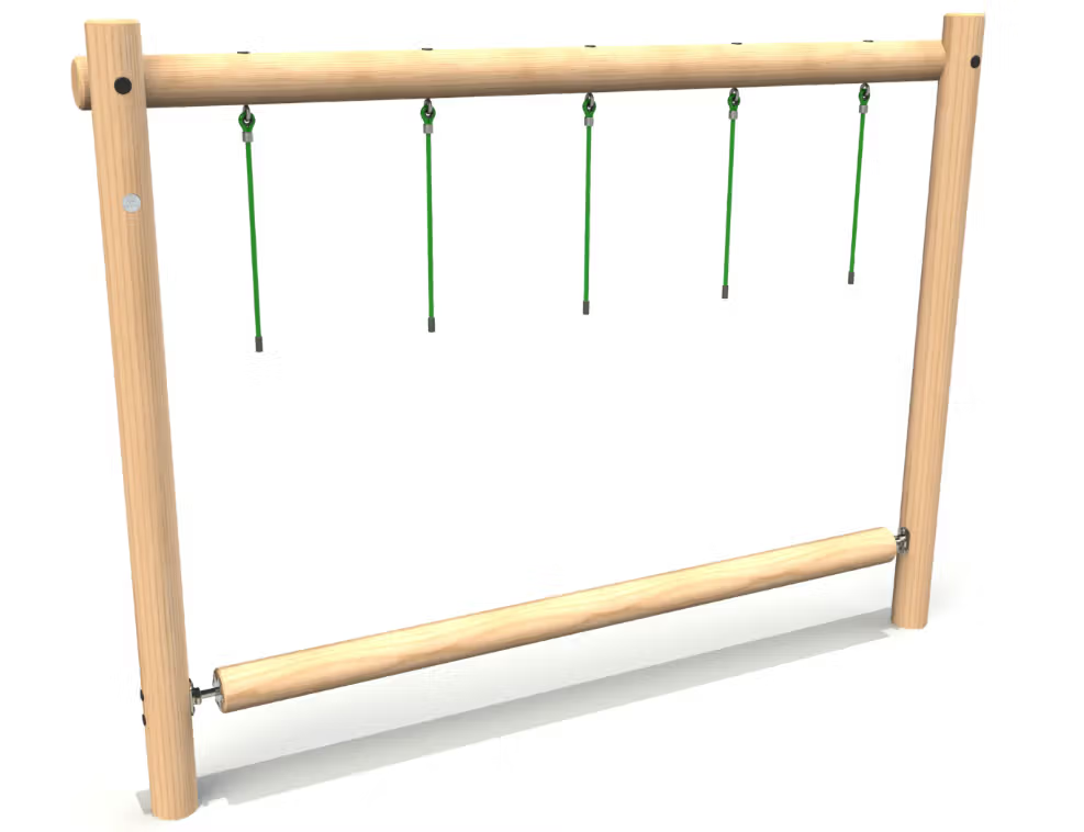 Rolling Log with Drop Ropes