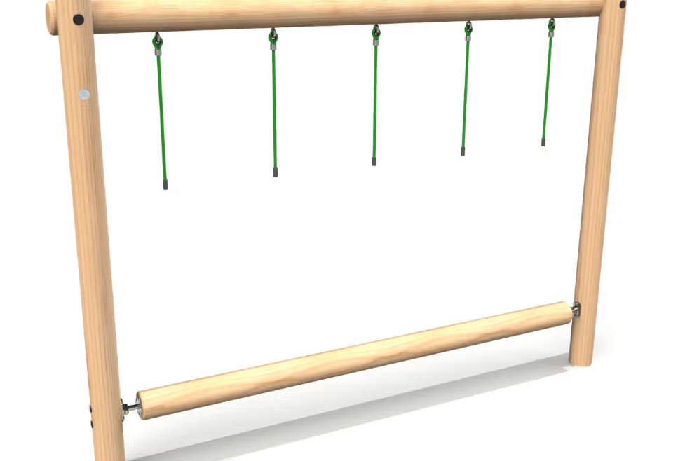 Rolling Log with Drop Ropes