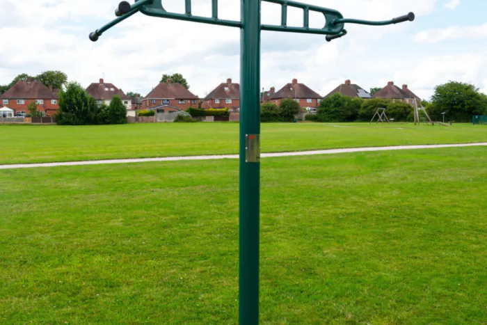 Outdoor Double Pull Up Bar