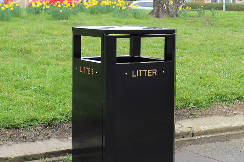 112 XL Steel Litter Bin