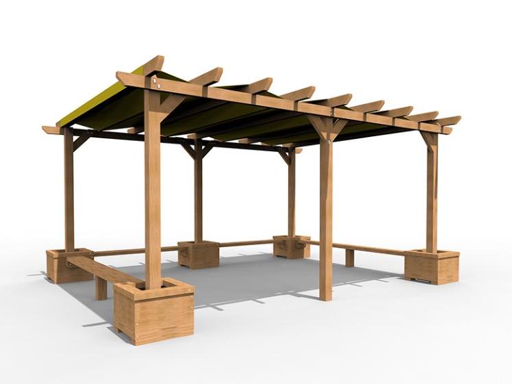 Pergolas with planters Thumbnail 4