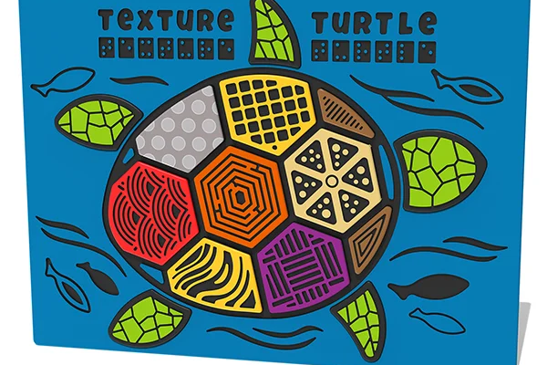 Sensory Texture Turtle Play Panel