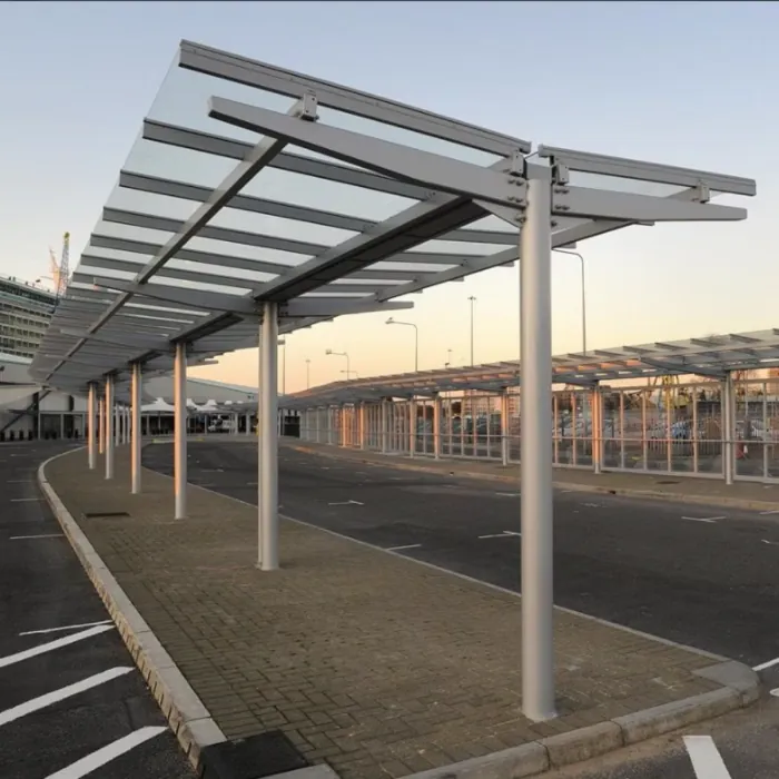 Gullwing walkway