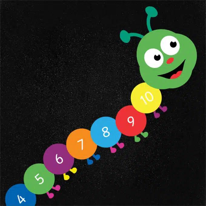 Numeracy Solid Colour Caterpillar 