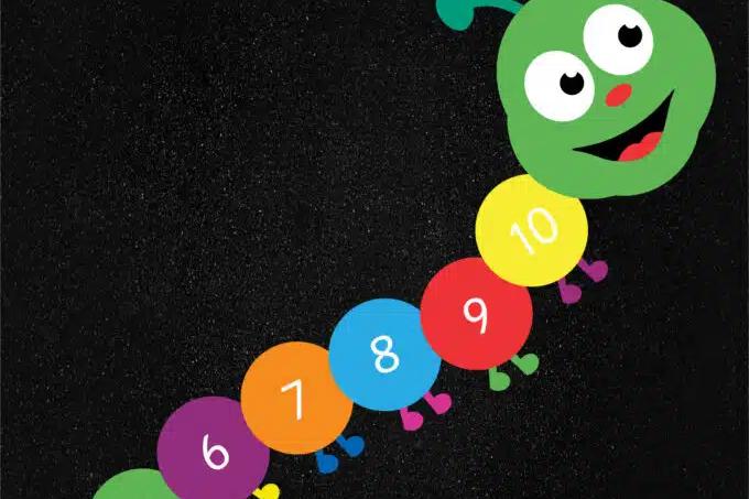 Numeracy Solid Colour Caterpillar