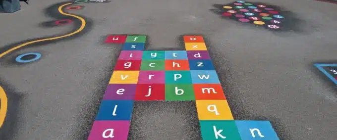 Bespoke Playgrounds with Custom Markings - Bespoke Playquip Leisure