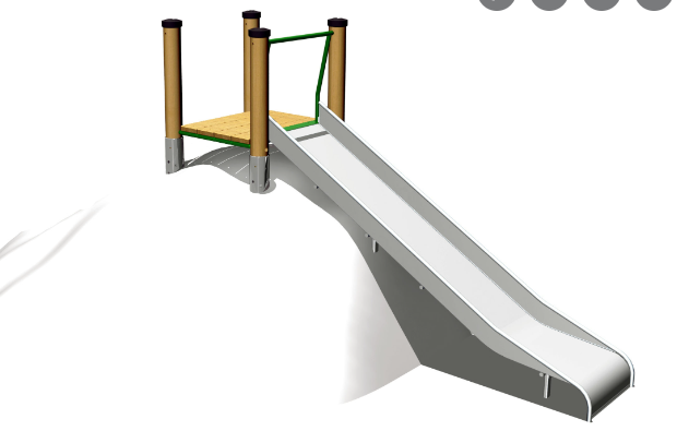 Small embankment slide