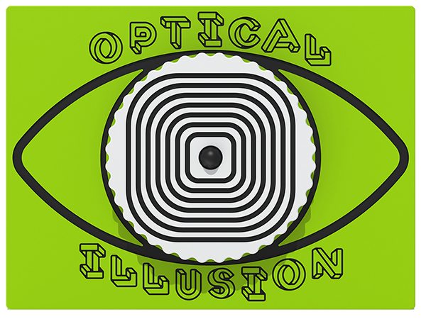 Pulsing Square Optical Illusion Play Panel Thumbnail 2