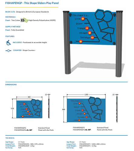 This Shape Sliders Play Panel Specification