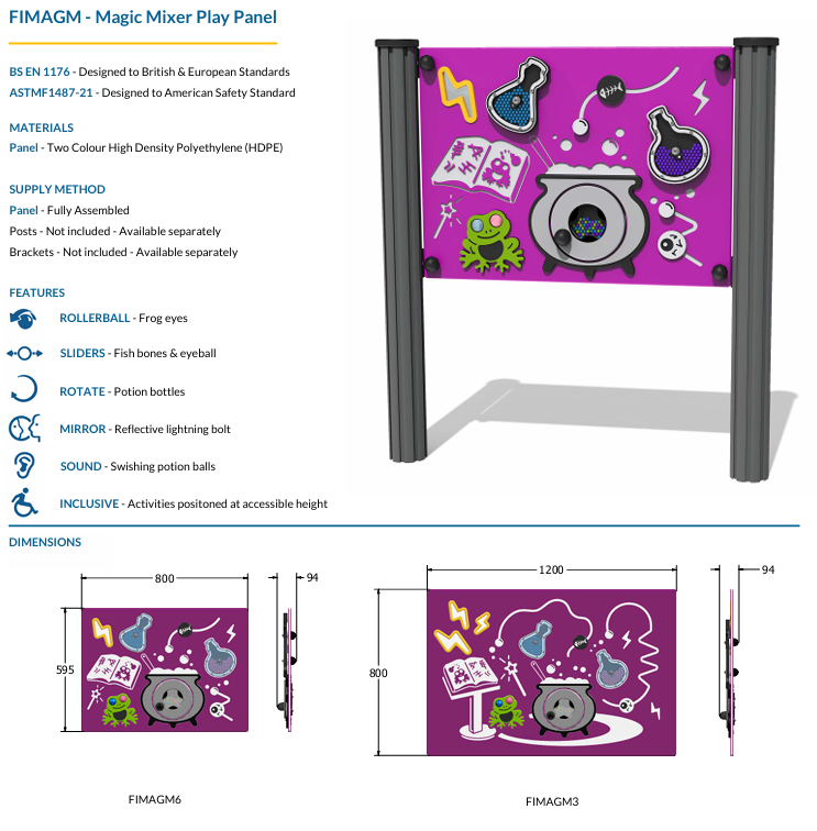 Magic Mixer Play Panel Specification