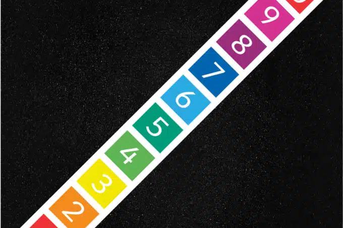 Numeracy Solid Colour Ladder