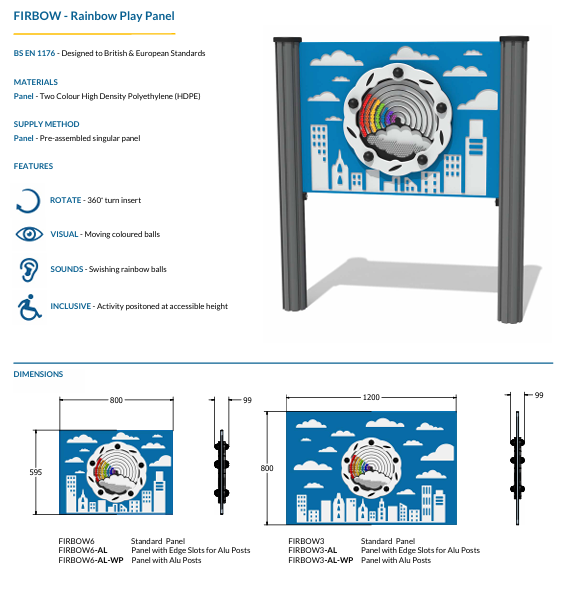 Rainbow Play Panel Specification