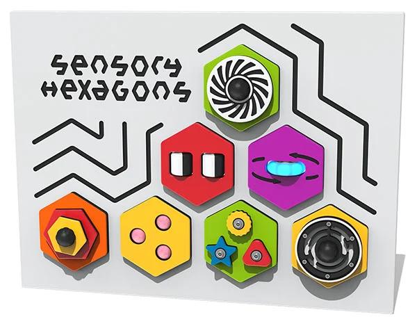 Sensory Hexagons Play Panel