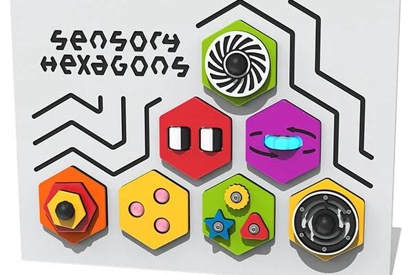 Sensory Hexagons Play Panel