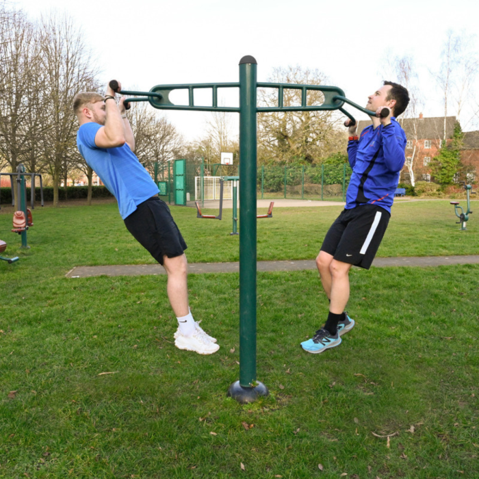Outdoor Double Pull Up Bar Thumbnail 2