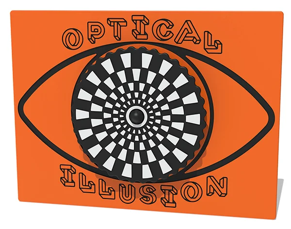 Revolving Rectangles Optical Illusion Play Panel