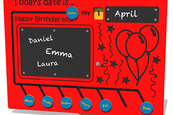 Today’s Date Sliders Play Panel