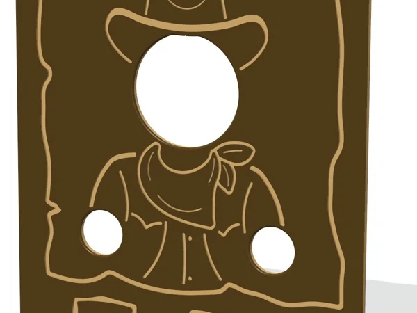 Wild West Head Through Play Panel Thumbnail 1