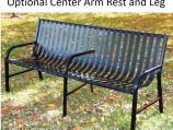 Metal memorial benches Thumbnail 2
