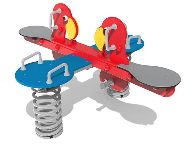 Parrot Spring Seesaw