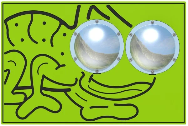 Zoom Bug Eyes Chameleon Play Panel Thumbnail 2