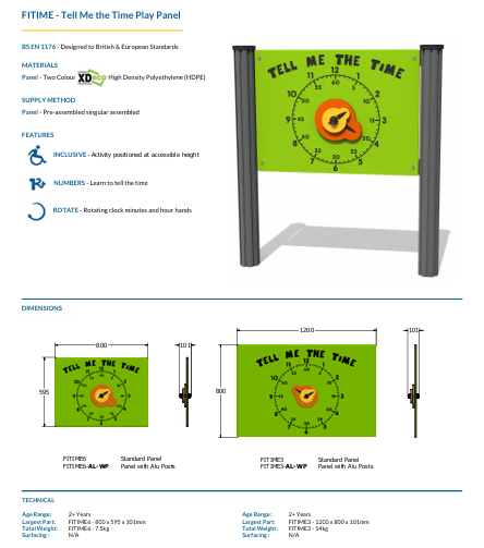 Tell Me the Time Play Panel Specification