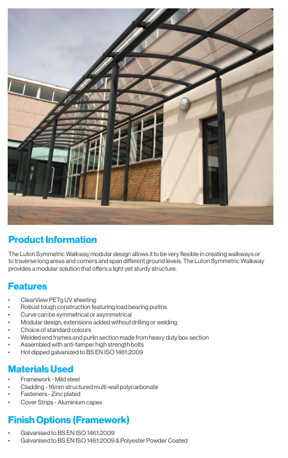 Symmetric Walkway Specification